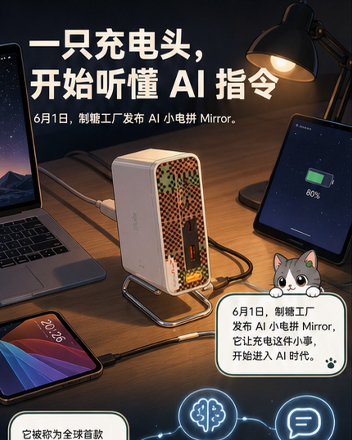 全球首款AI充电器发布