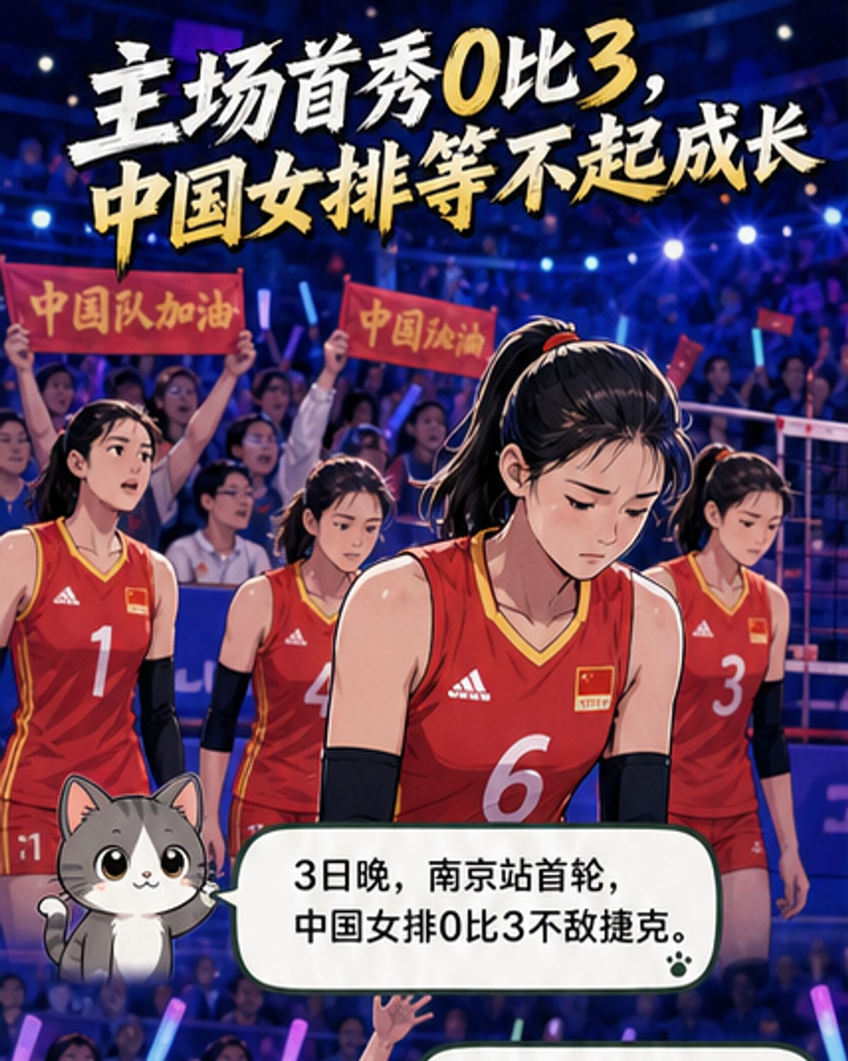 中国女排开门红梦碎
