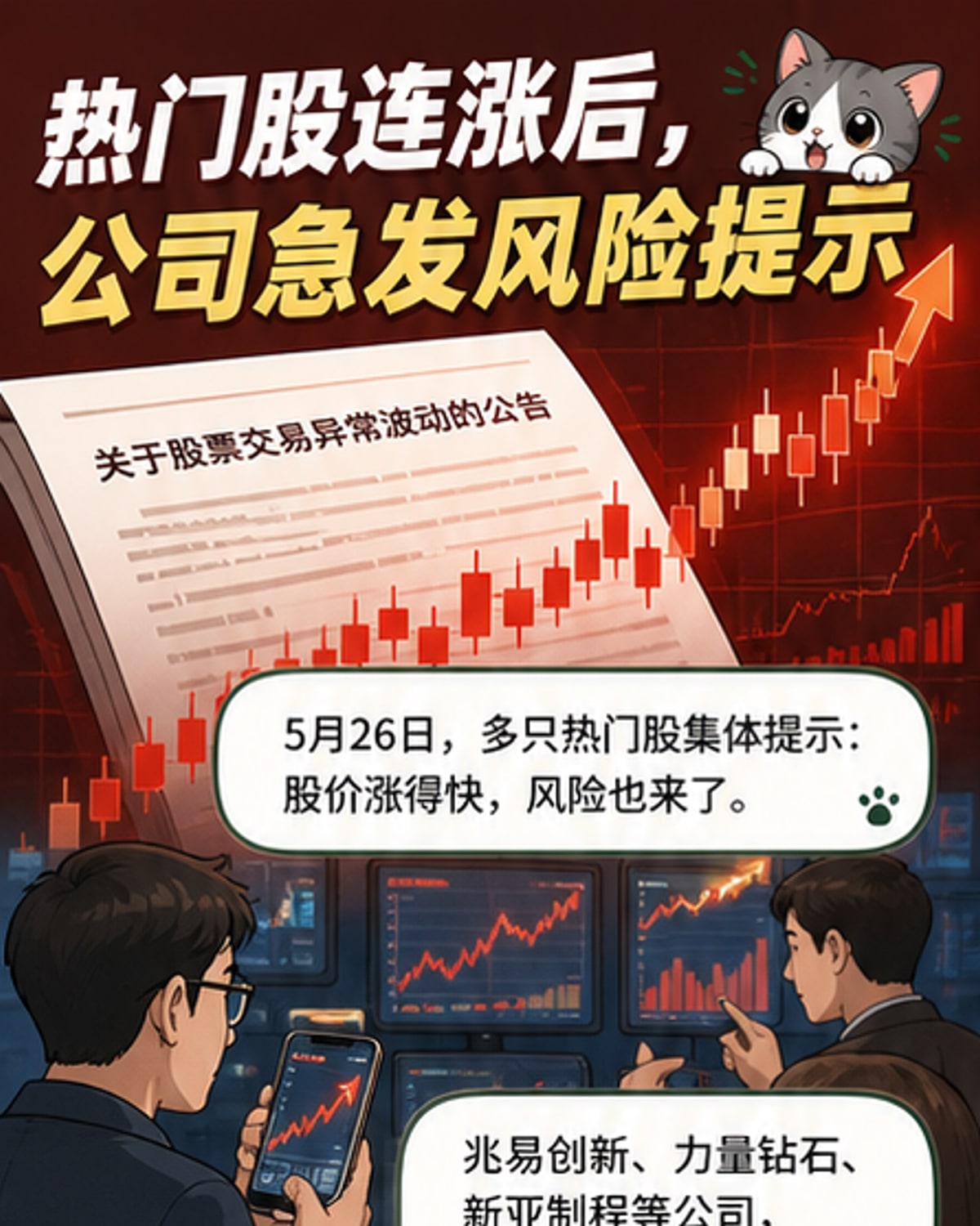 多只概念股异动,公司紧急澄清风险