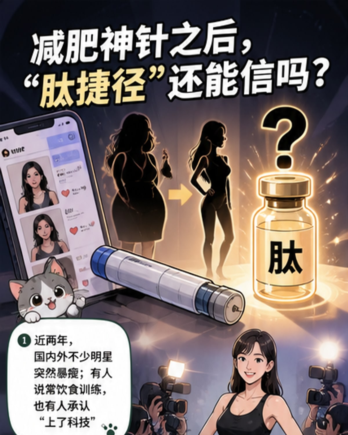 让明星暴瘦的‘肽’真能抗衰老？