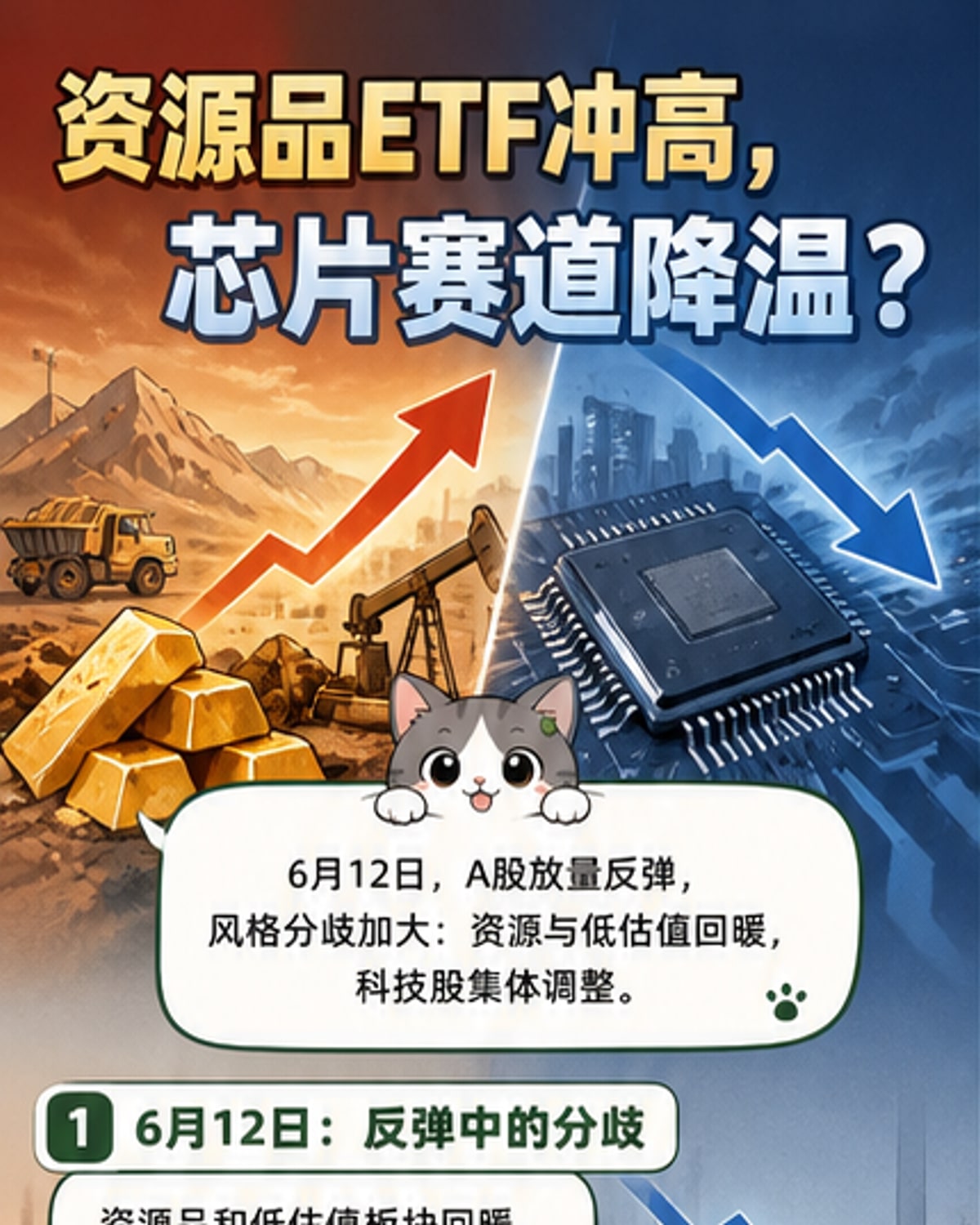 资源品ETF大涨超5%，半导体领跌