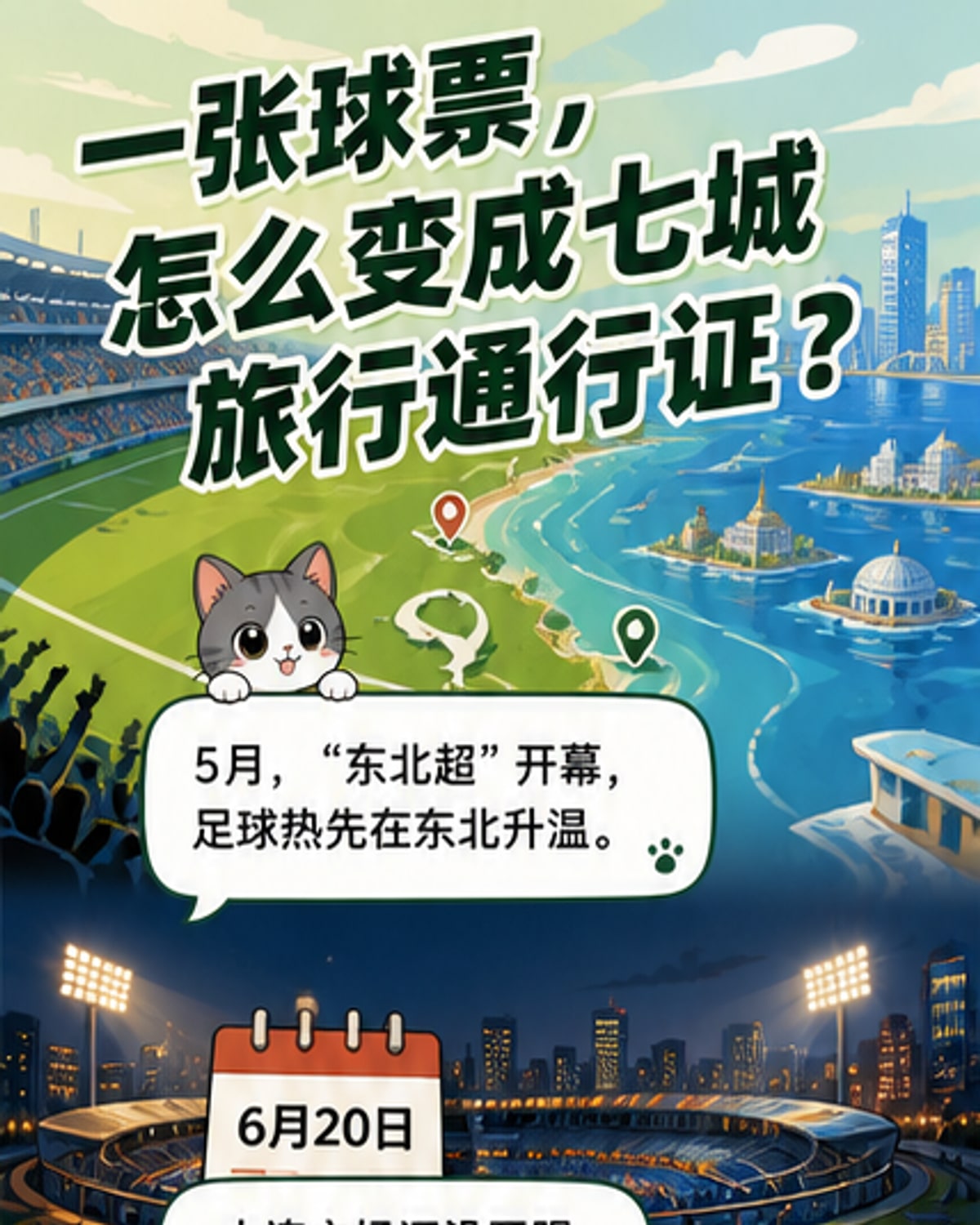 一张球票,畅游七城