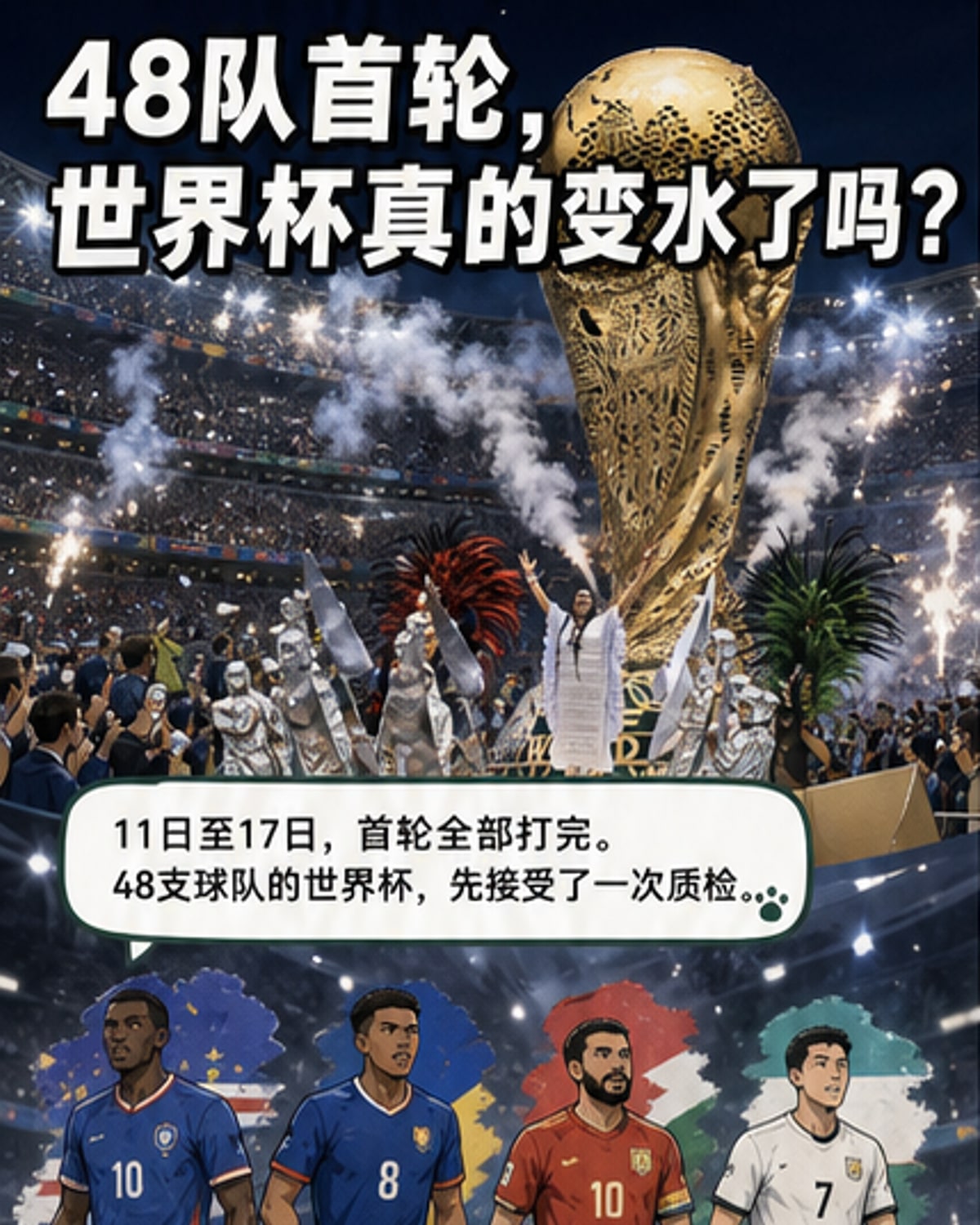 世界杯扩军首秀,新军惊艳亮相