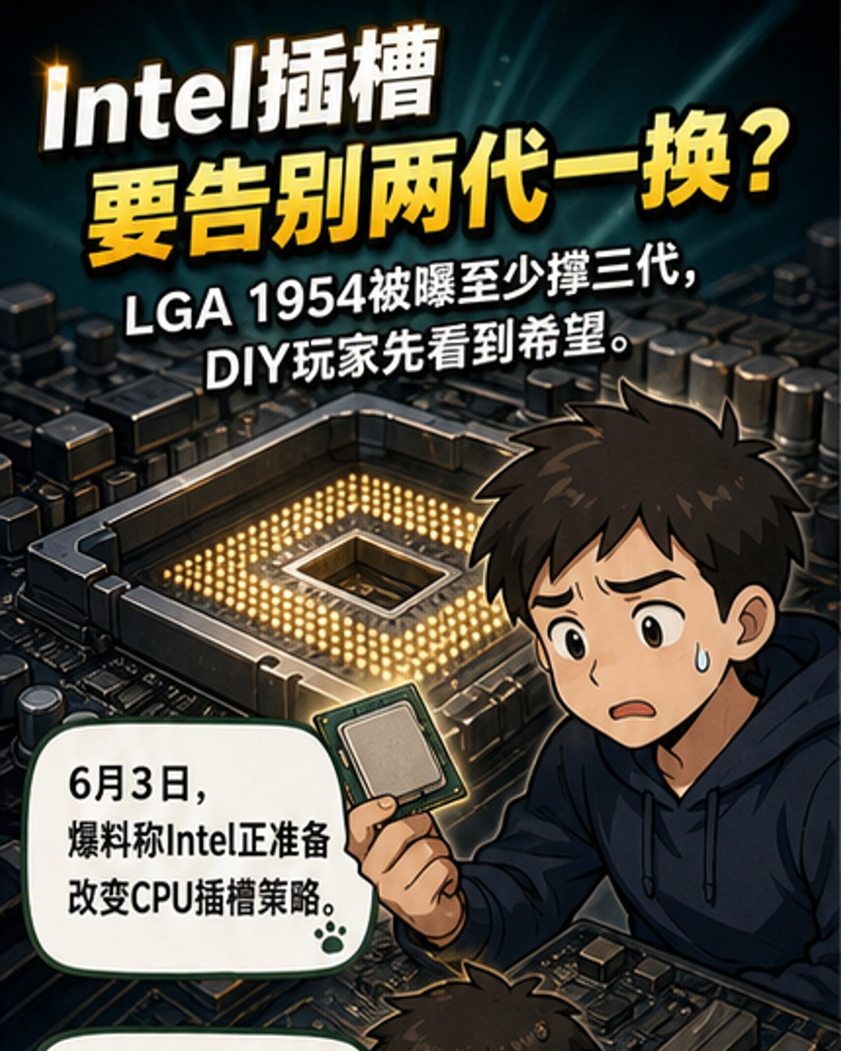 Intel插槽终于能用三代了