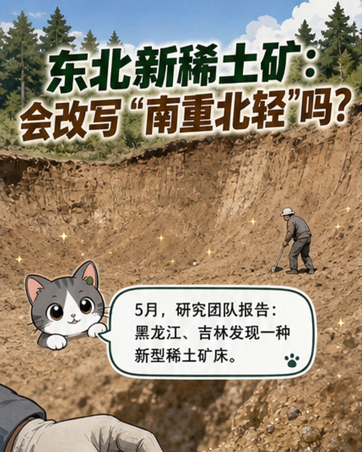 东北发现新型稀土矿