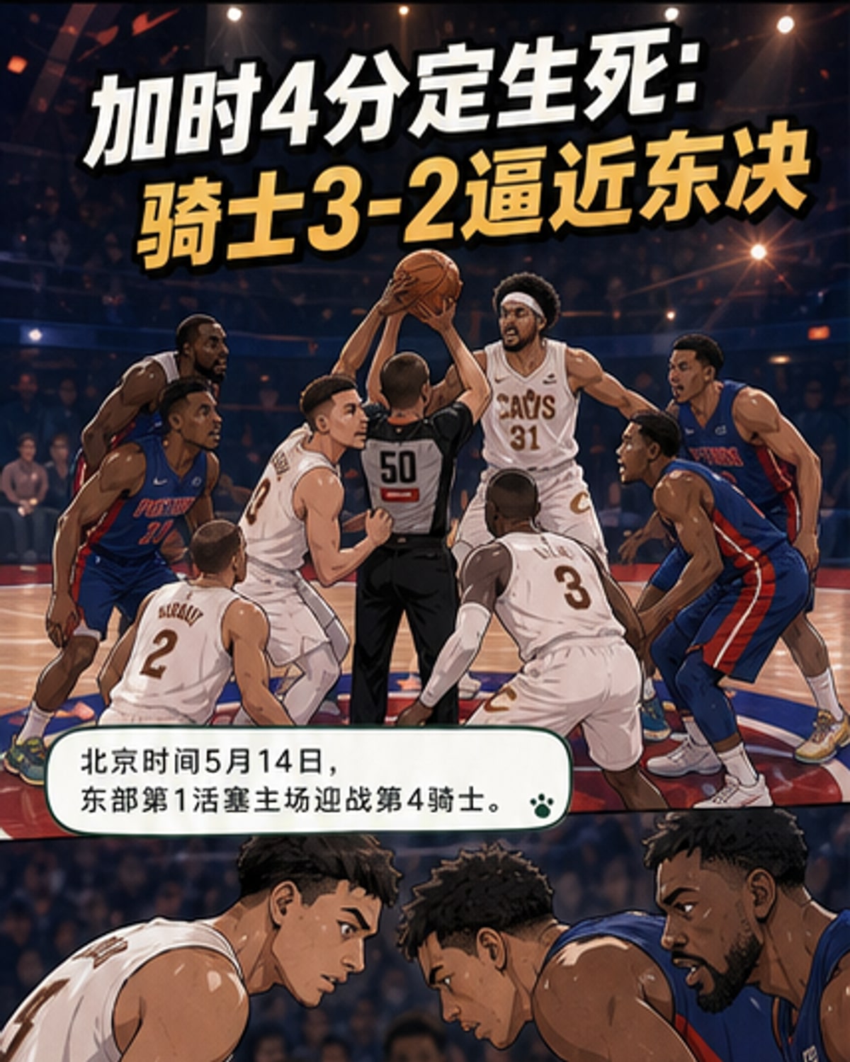 骑士马刺双双握有赛点