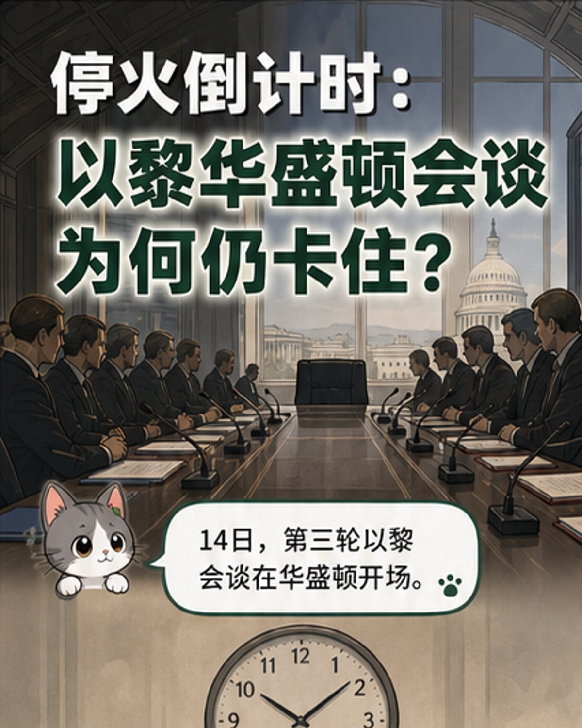 以黎第三轮会谈在美举行