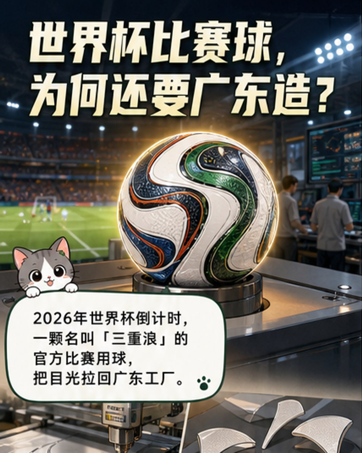 世界杯用球为何仍选中国制造