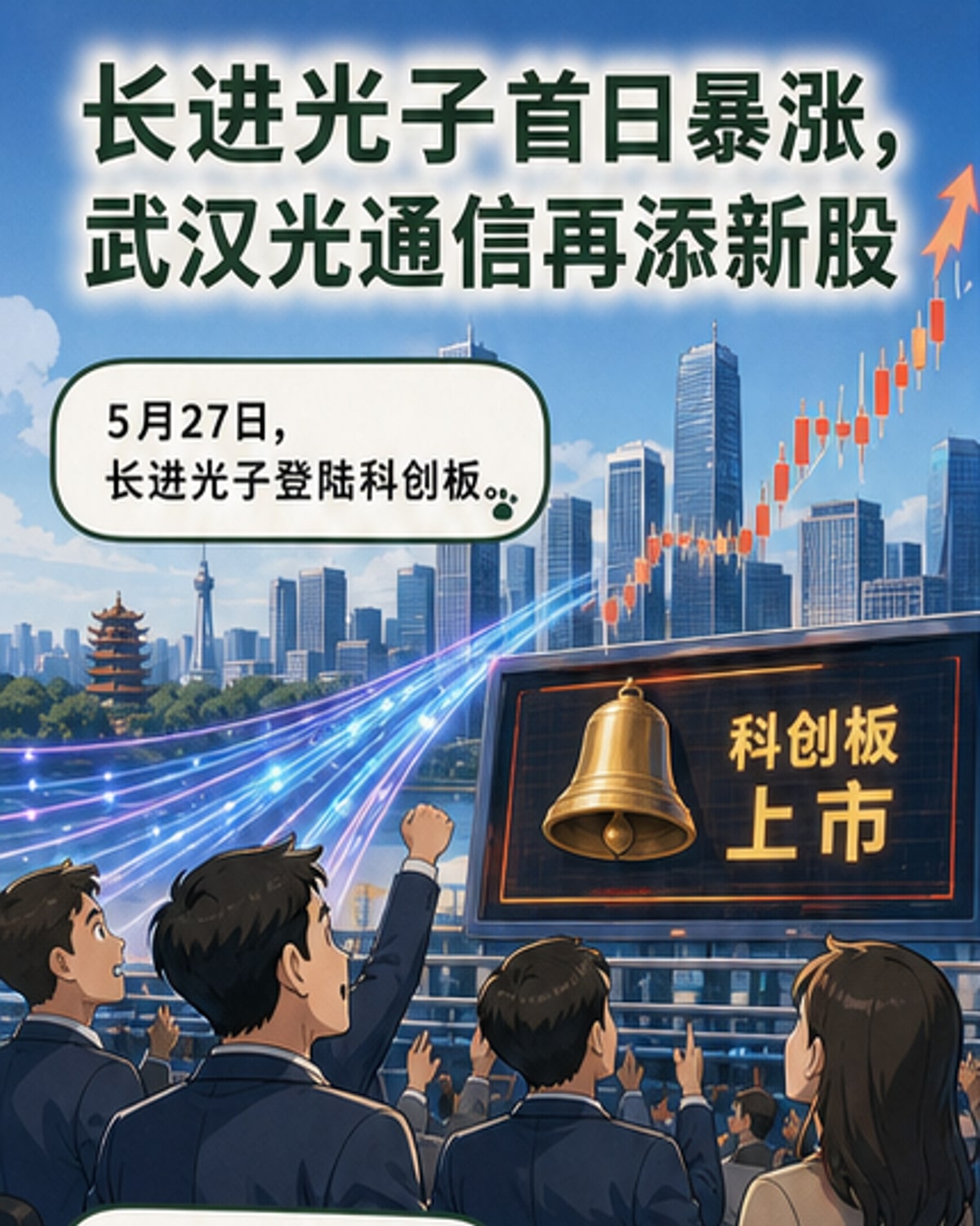 长进光子登陆科创板创涨幅纪录