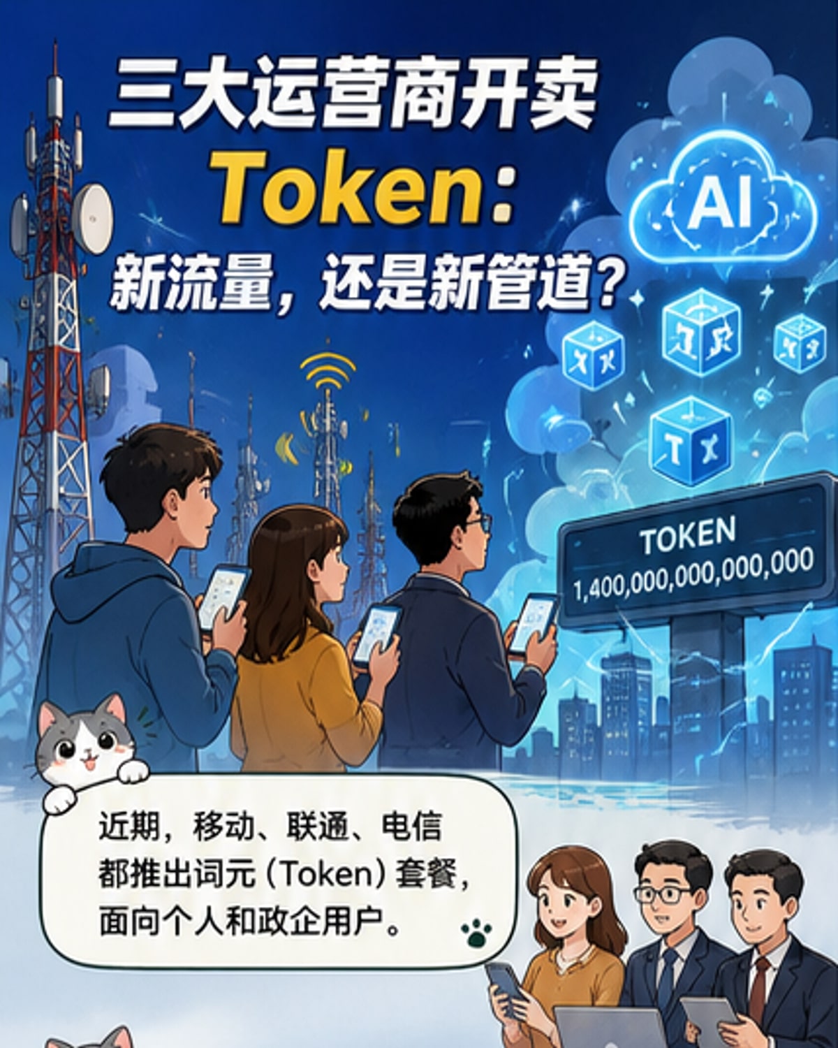 三大运营商集体卖AI词元
