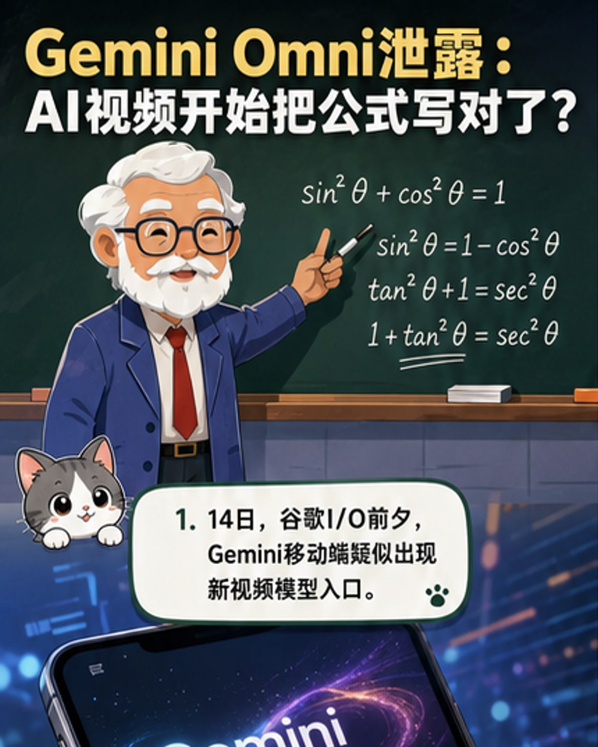 谷歌Gemini Omni生成视频首曝