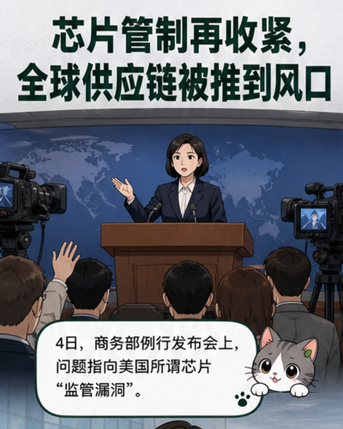 美方滥用芯片管制冲击全球供应链