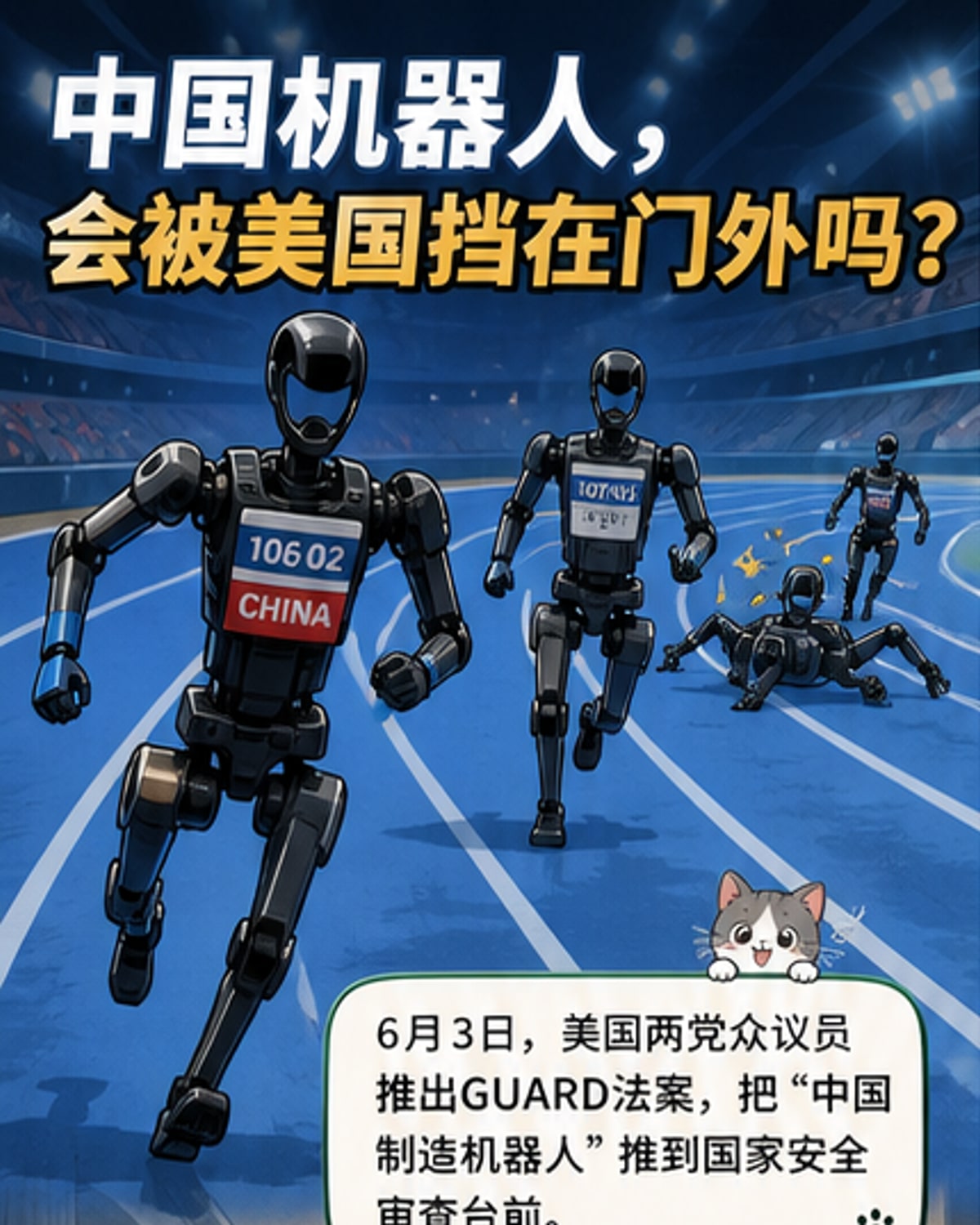美两党推法案禁中国机器人
