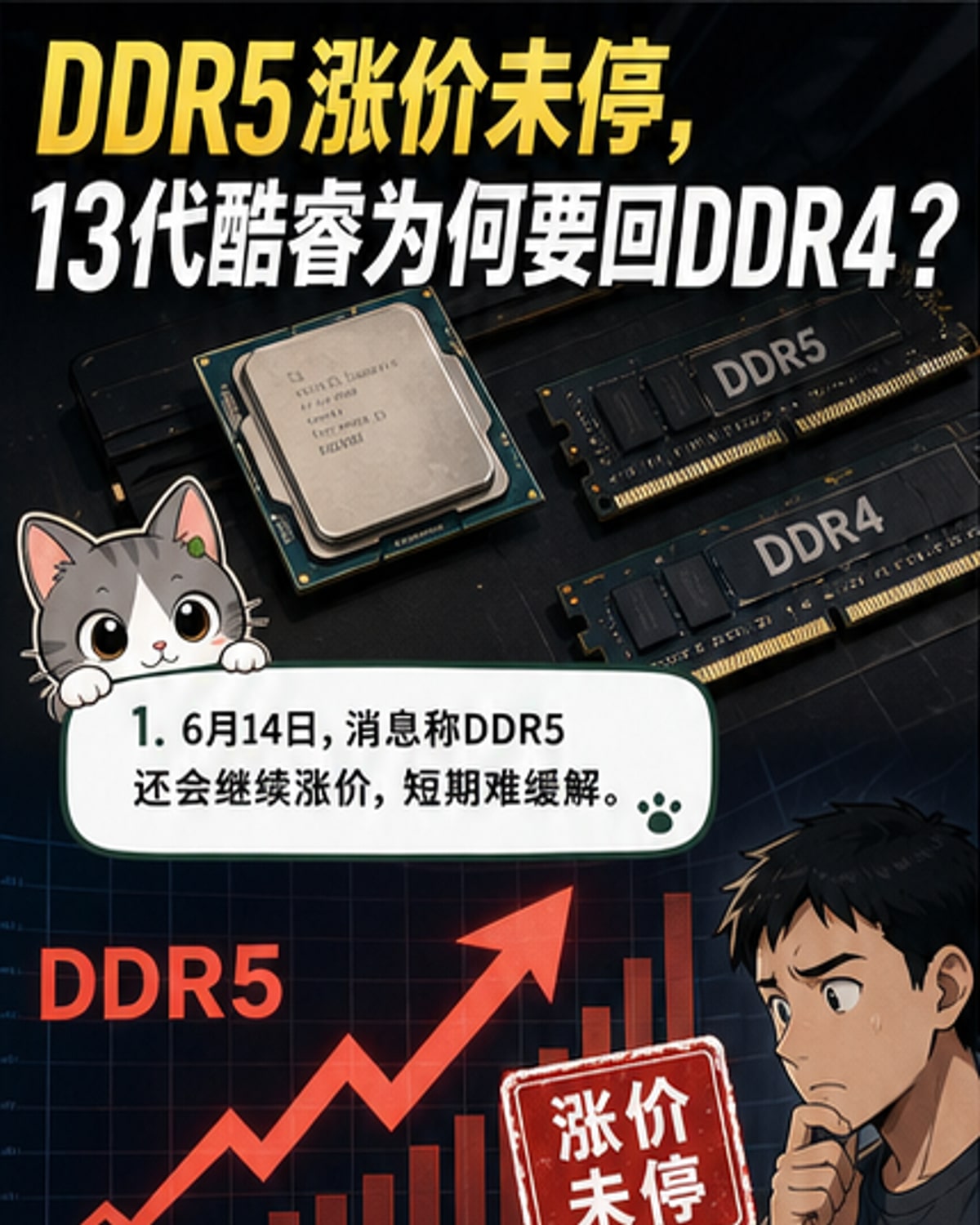 全行业回归DDR4内存