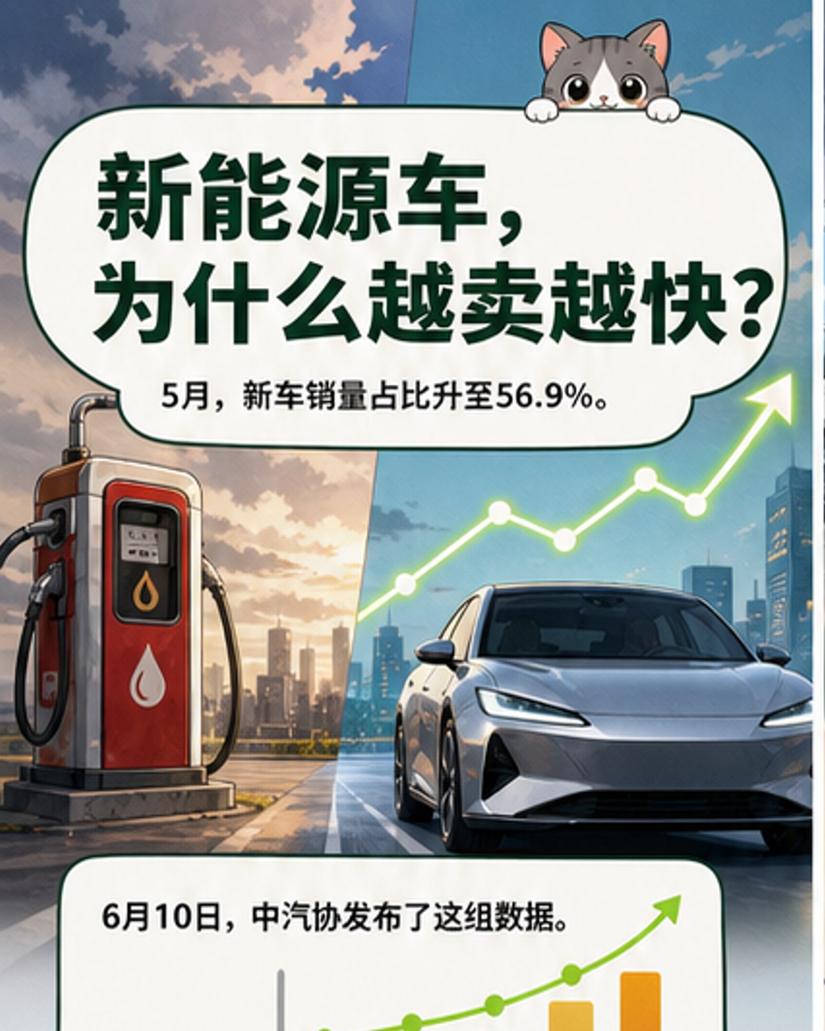 新能源汽车渗透率突破56%