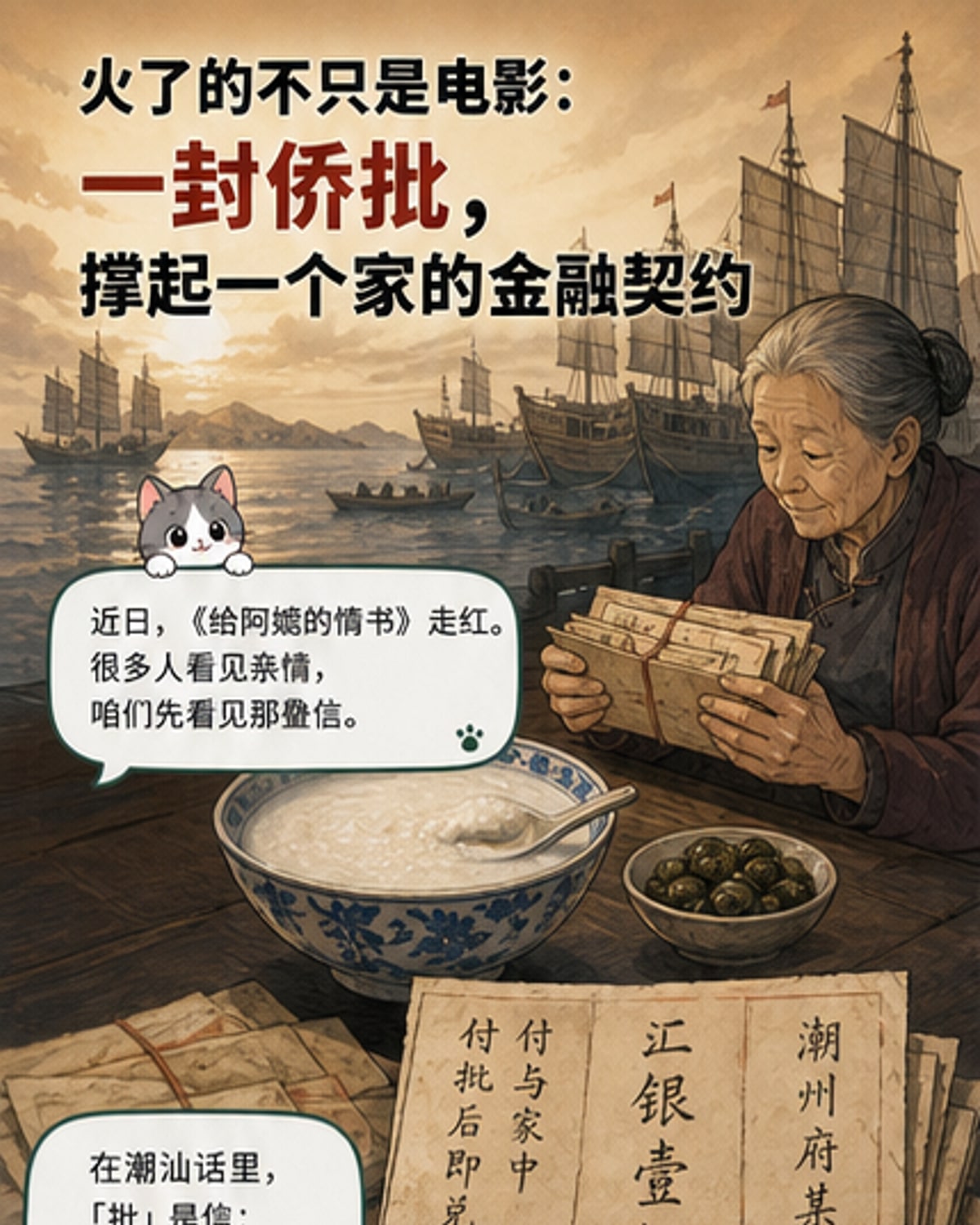 《给阿嬷的情书》背后的侨批经济