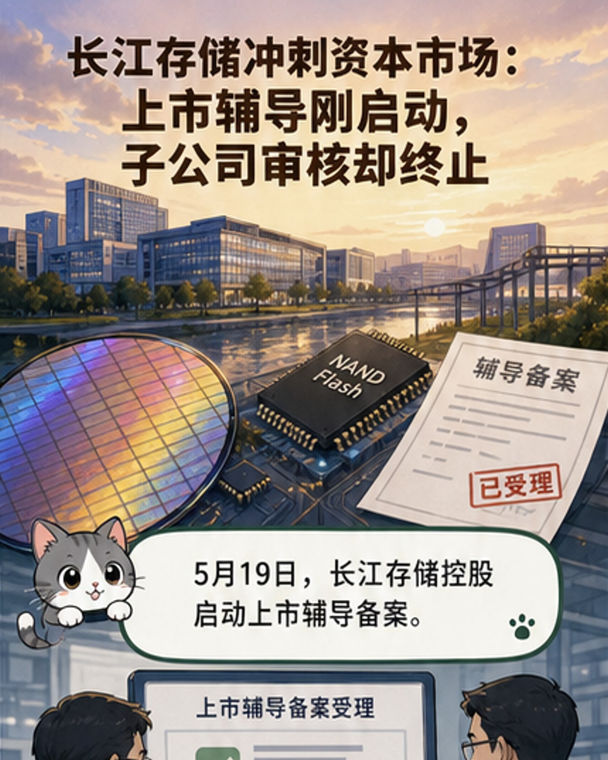 长江存储控股启动上市辅导