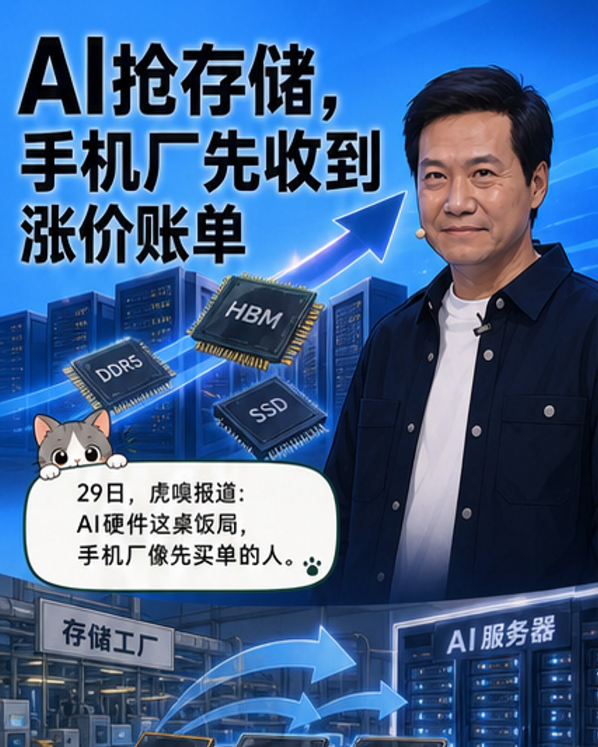 AI存储涨价,手机厂商承压