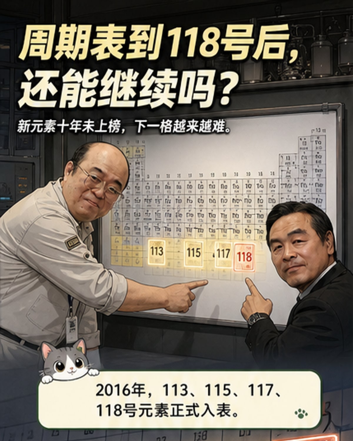 元素周期表会有终点吗？