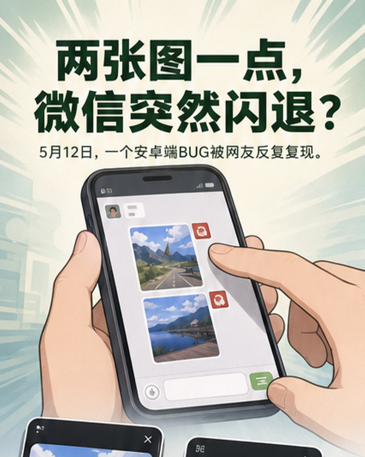 微信安卓版双图闪退BUG曝光
