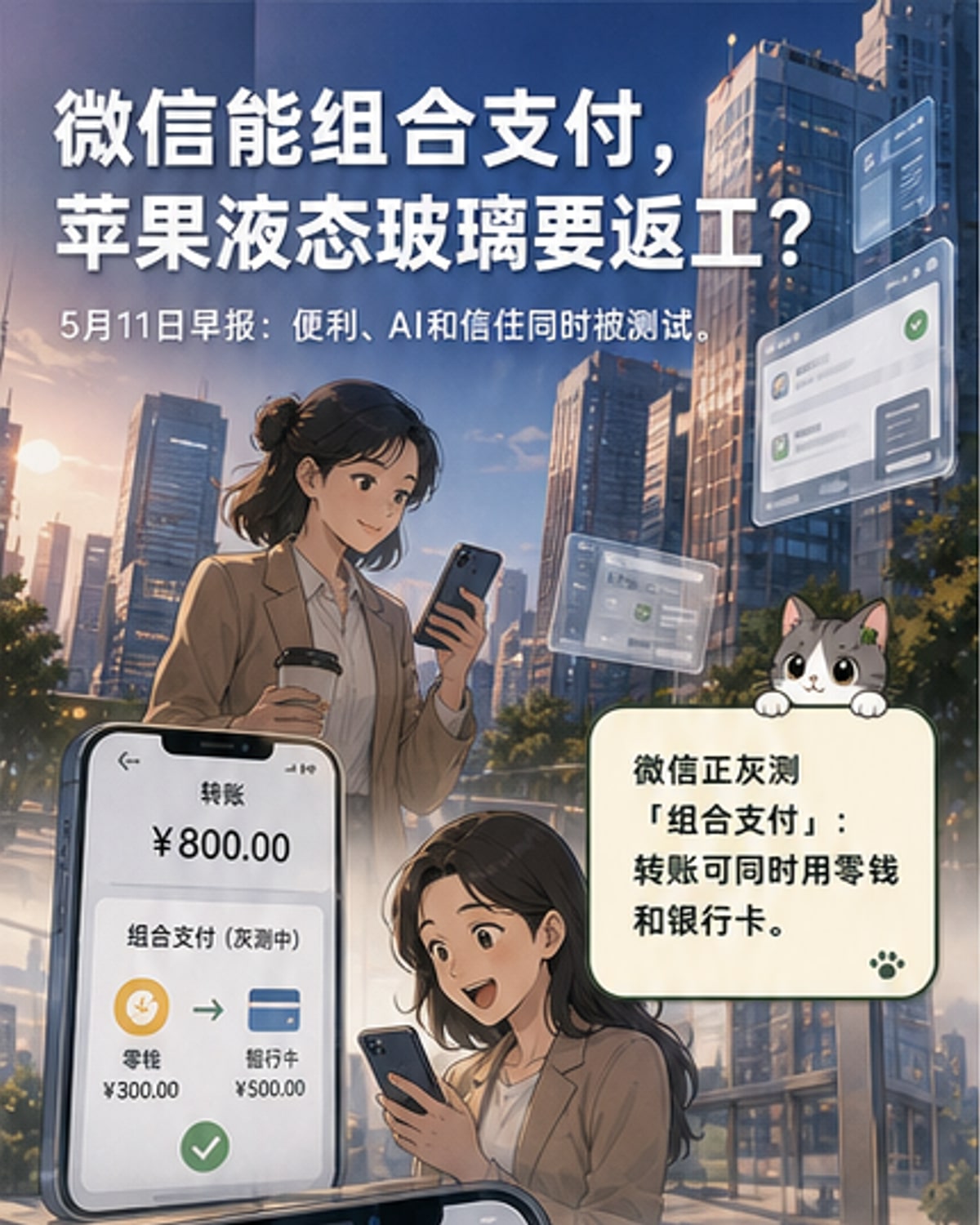 微信测试组合支付新功能