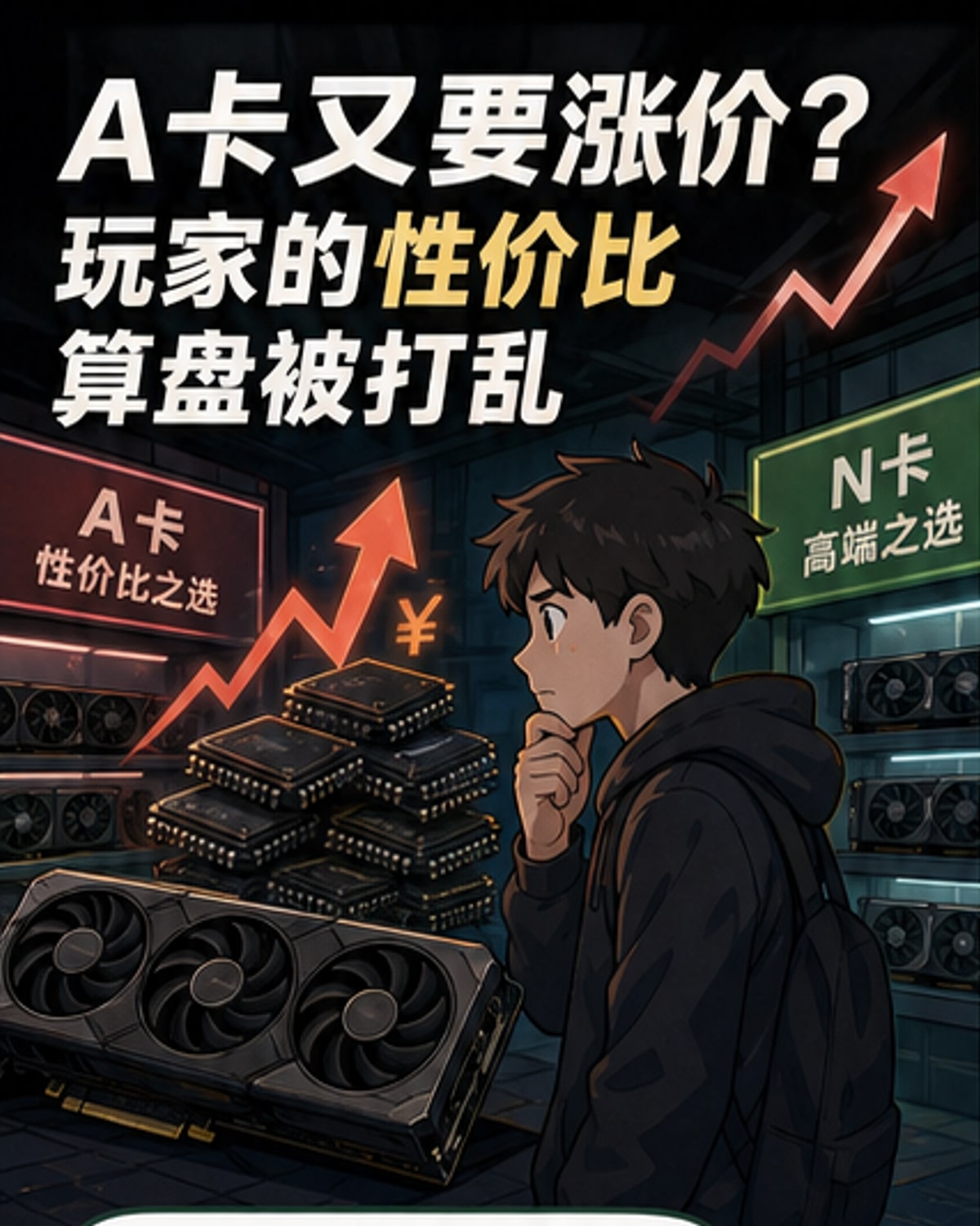 A卡涨价反推玩家选N卡