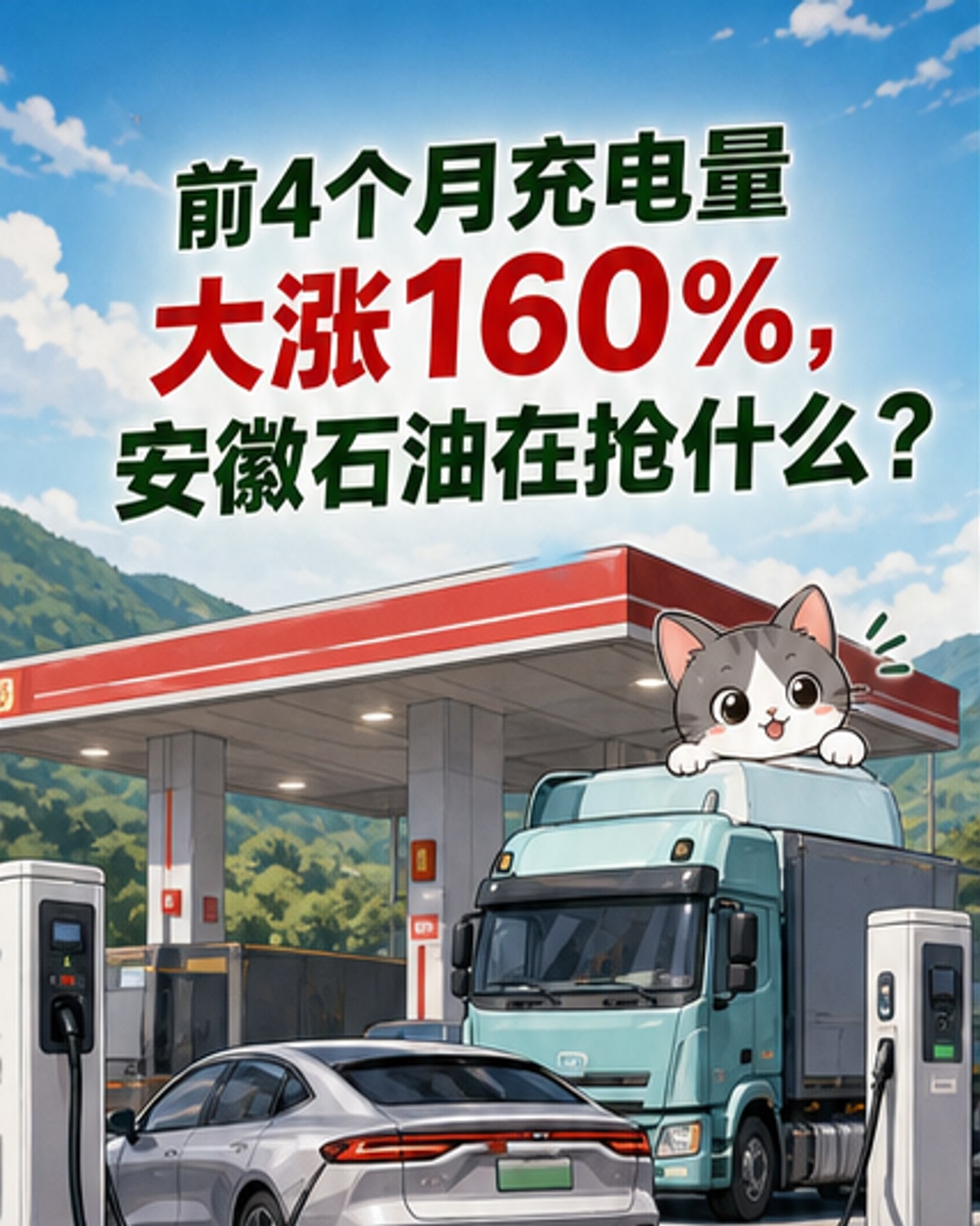 安徽石油充电量猛增160%