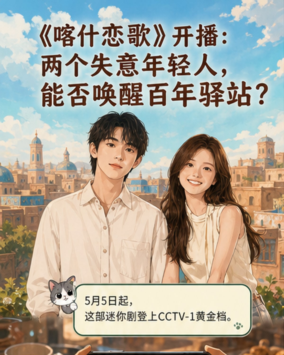 李兰迪郭俊辰今起谱写《喀什恋歌》
