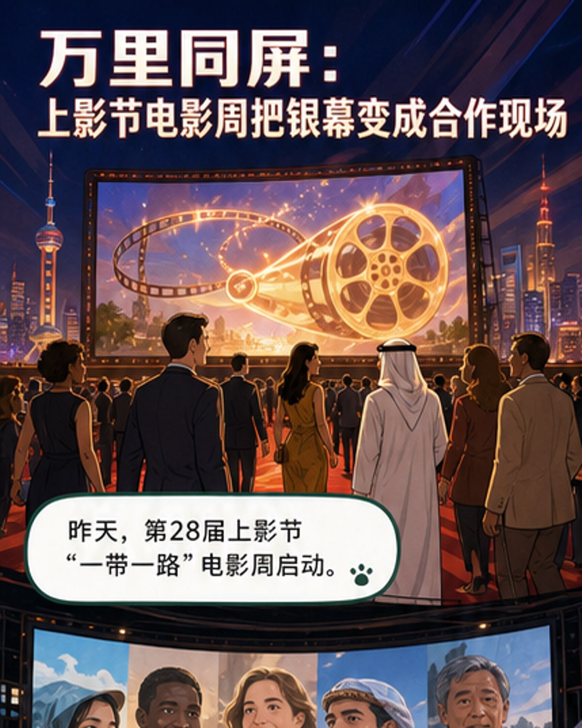 上影节‘一带一路’电影周启幕