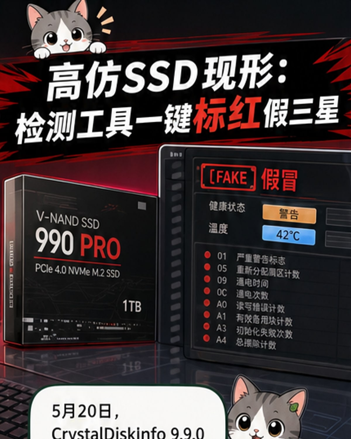 硬盘检测神器识破山寨三星SSD
