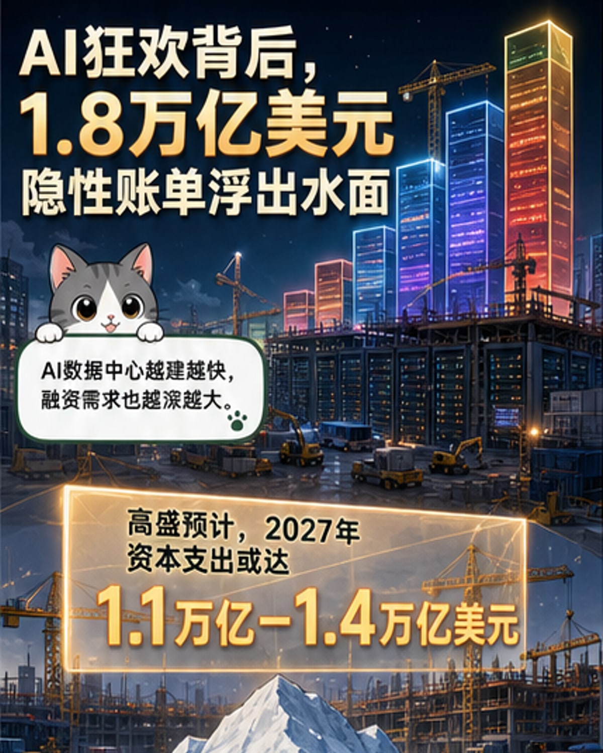 AI基建背后的1.8万亿美元隐性债务